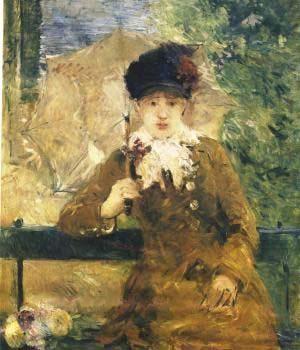 Dame a L ombrelle, Berthe Morisot